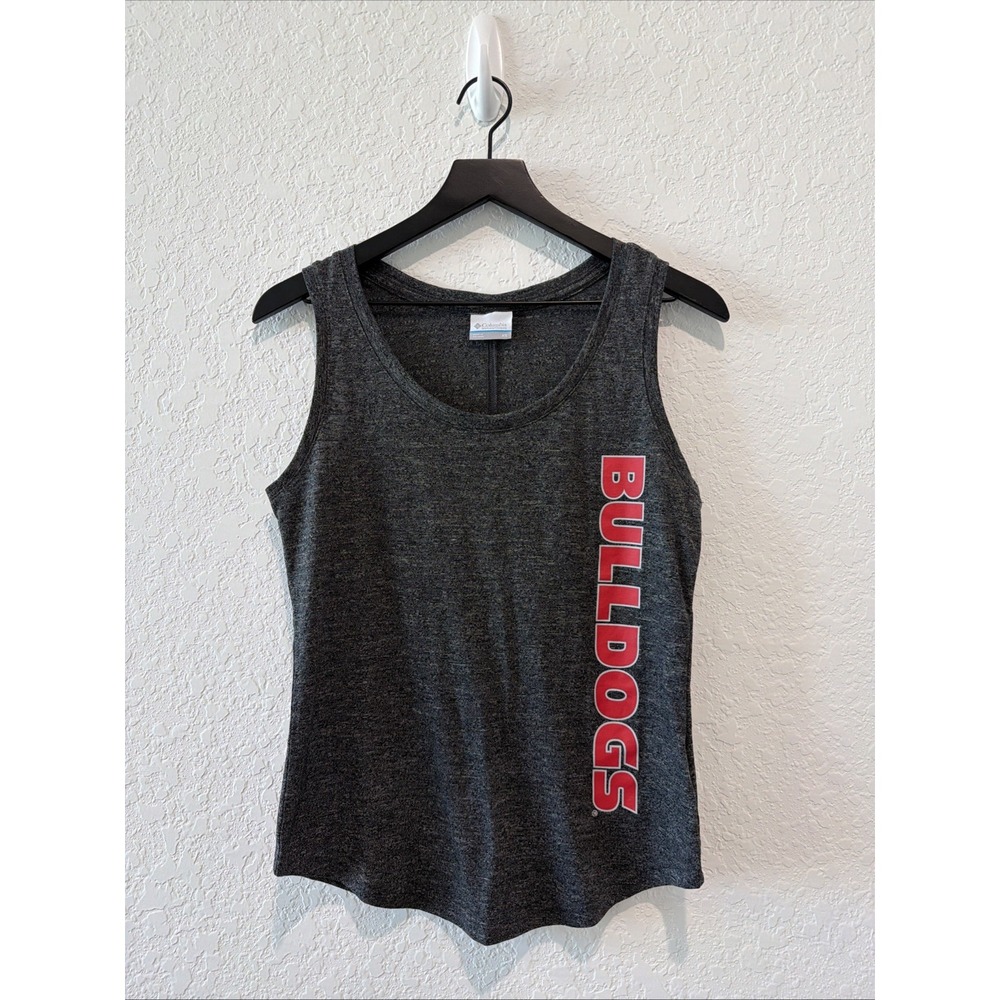 Columbia Georgia Bulldogs Heathered Gray Tank Top College Football Size XS